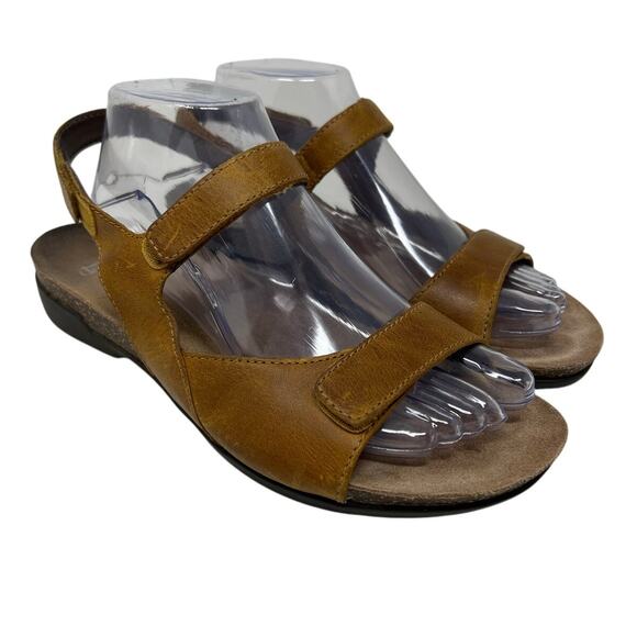 Dansko Women's Ronda Cork Sandals Nubuck Brown 39/8.5 - Picture 1 of 11